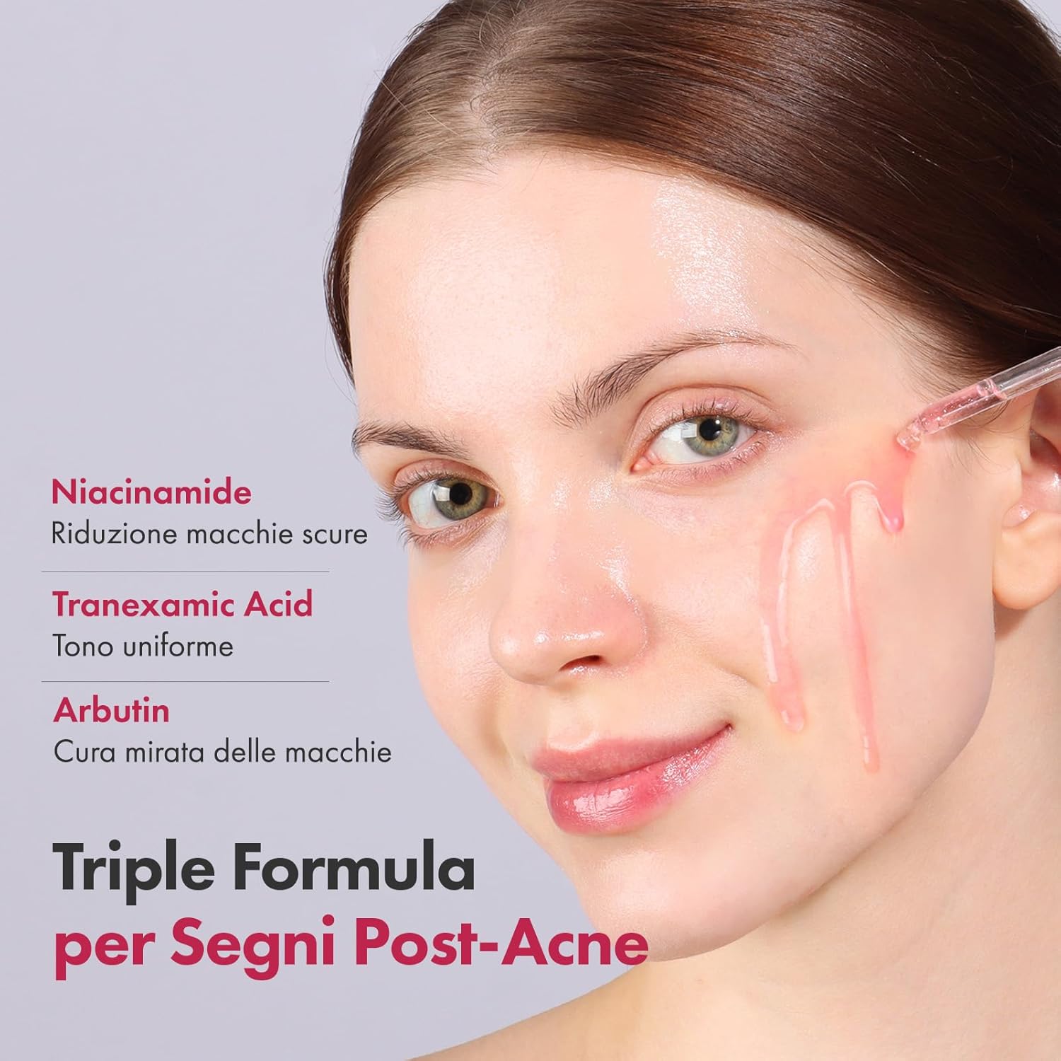 Detalle 2 de TOSOWOONG Siero Viso con Niacinamide 10%, TXA 4% e Arbutina – Texture fresca, effetto uniforme