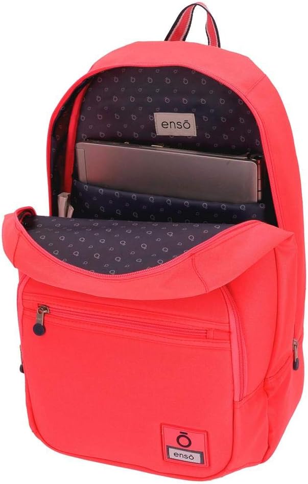 Detalle 2 de Enso Basic Zaino 46 cm, 22.1 Arancione: praticità quotidiana con comfort e stile