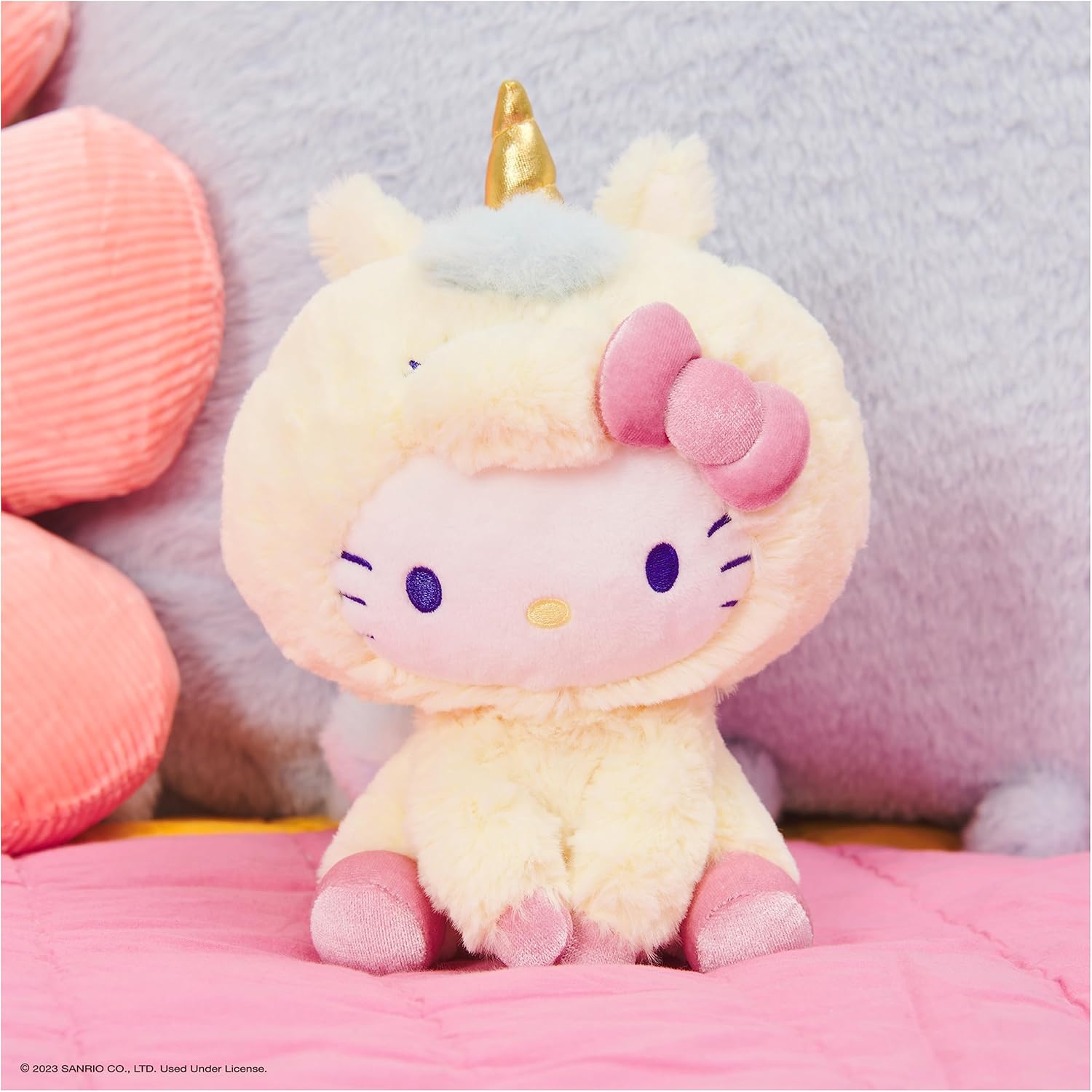 Thumbnail 1 de GUND Hello Kitty Unicorn Plush 6”