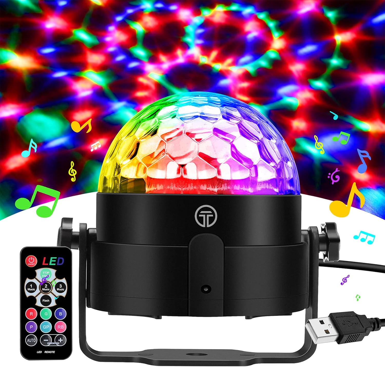 Detalle de Gobikey Discokugel 360° RGB