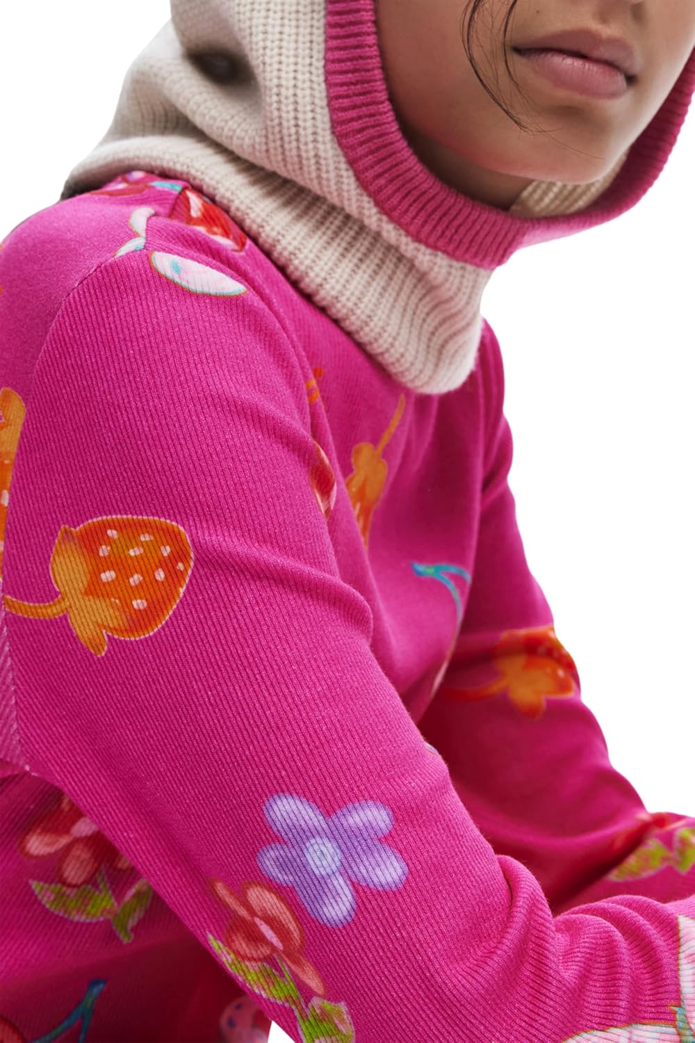 Detalle 2 de Desigual 25wgvk18 Kleid Kurzes Skaterkleid