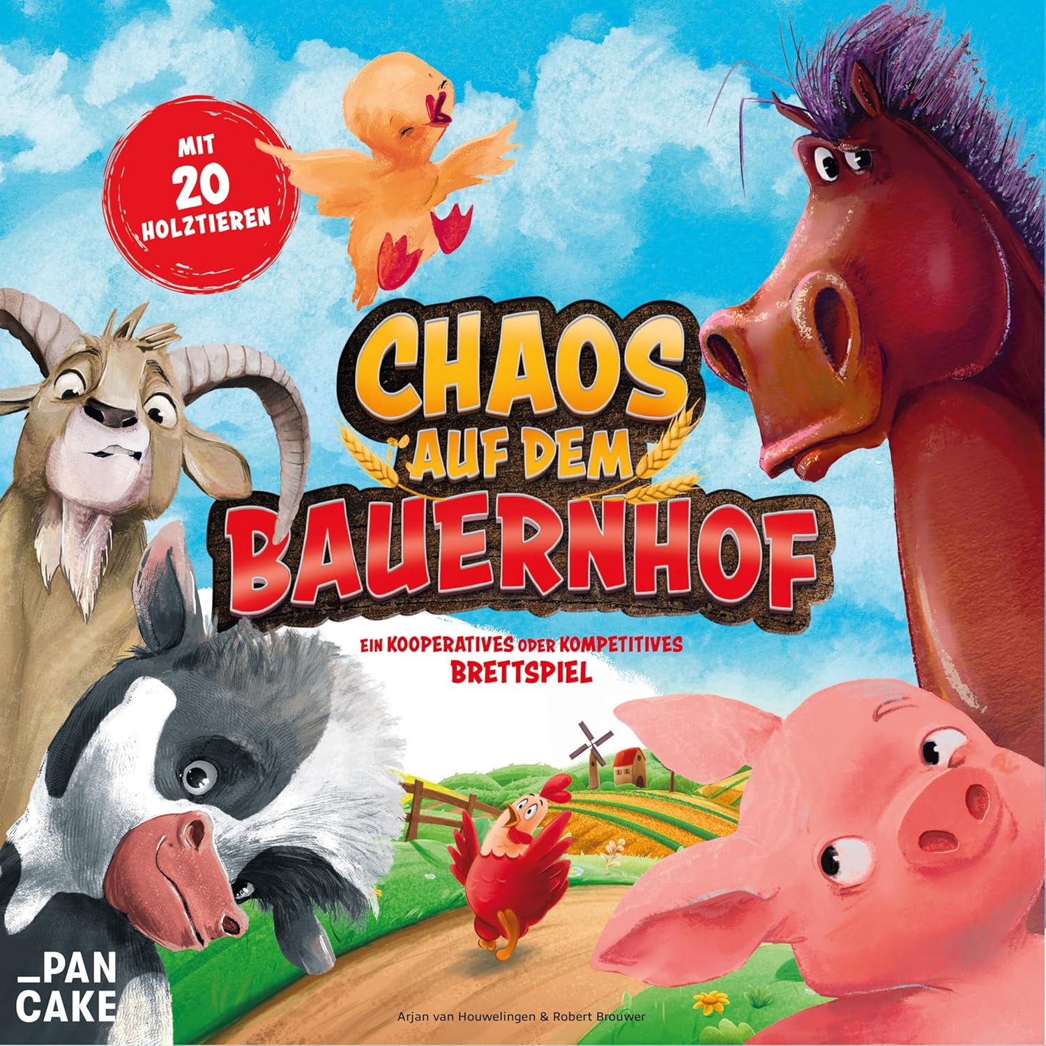 Thumbnail 2 de Pancake Games Chaos auf dem Bauernhof 20 Holztiere