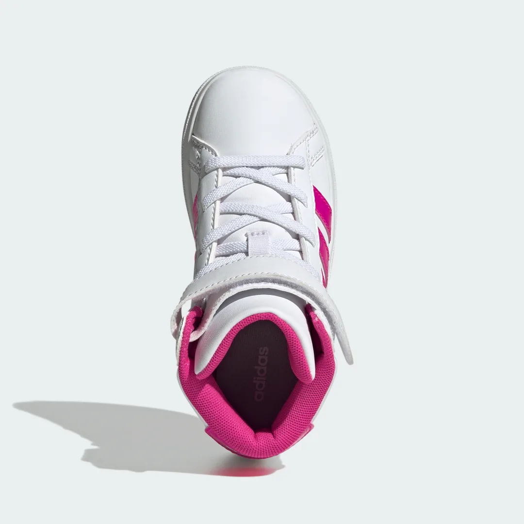 Thumbnail 1 de Zapatilla Grand Court Mid Kids de Adidas: comodidad y estilo en blanco para los más pequeños