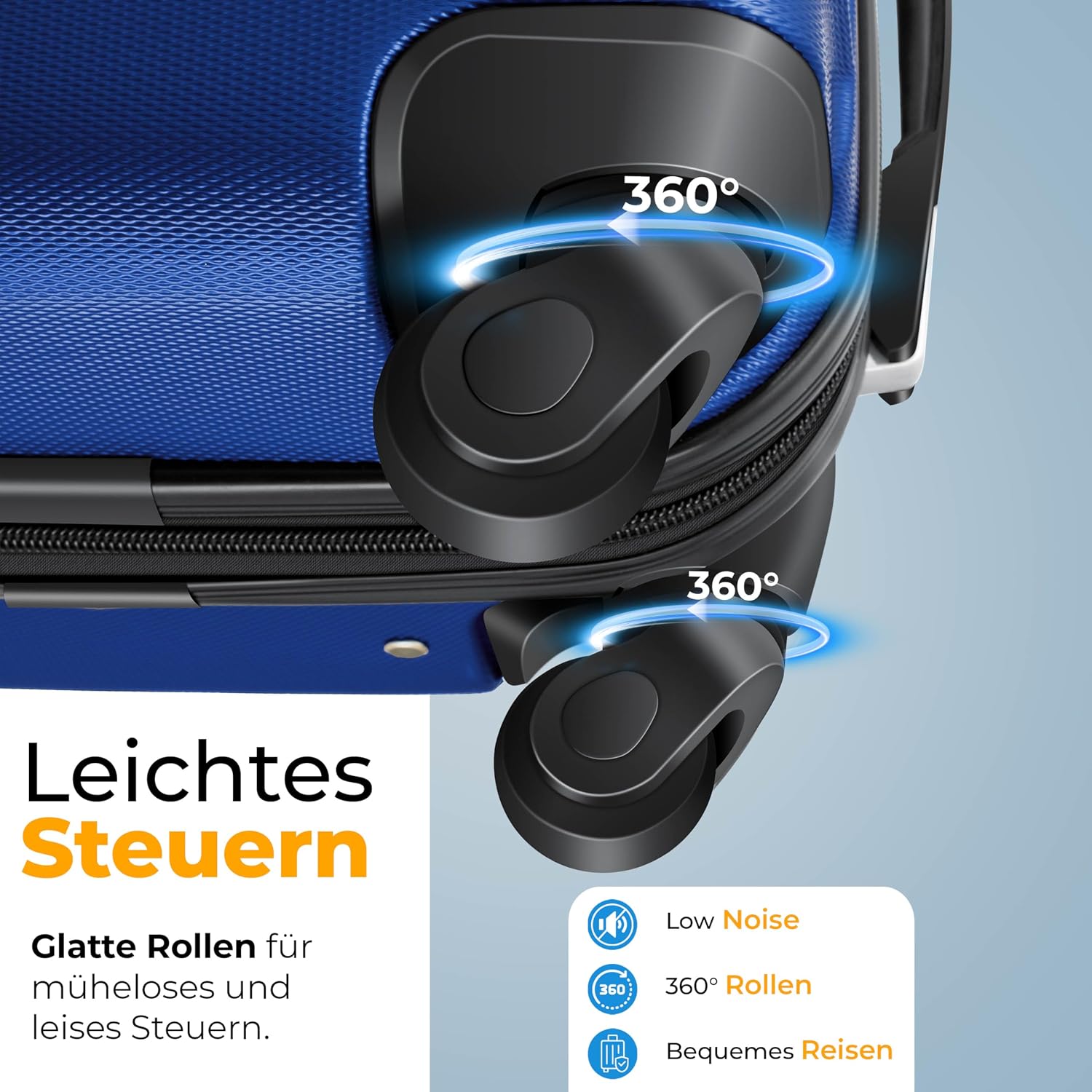 Thumbnail 3 de KESSER 4tlg. Hartschalenkofferset – ABS-Hartschalenkoffer inkl. TSA-Lock, Kofferwaage & Gepäckanhänger
