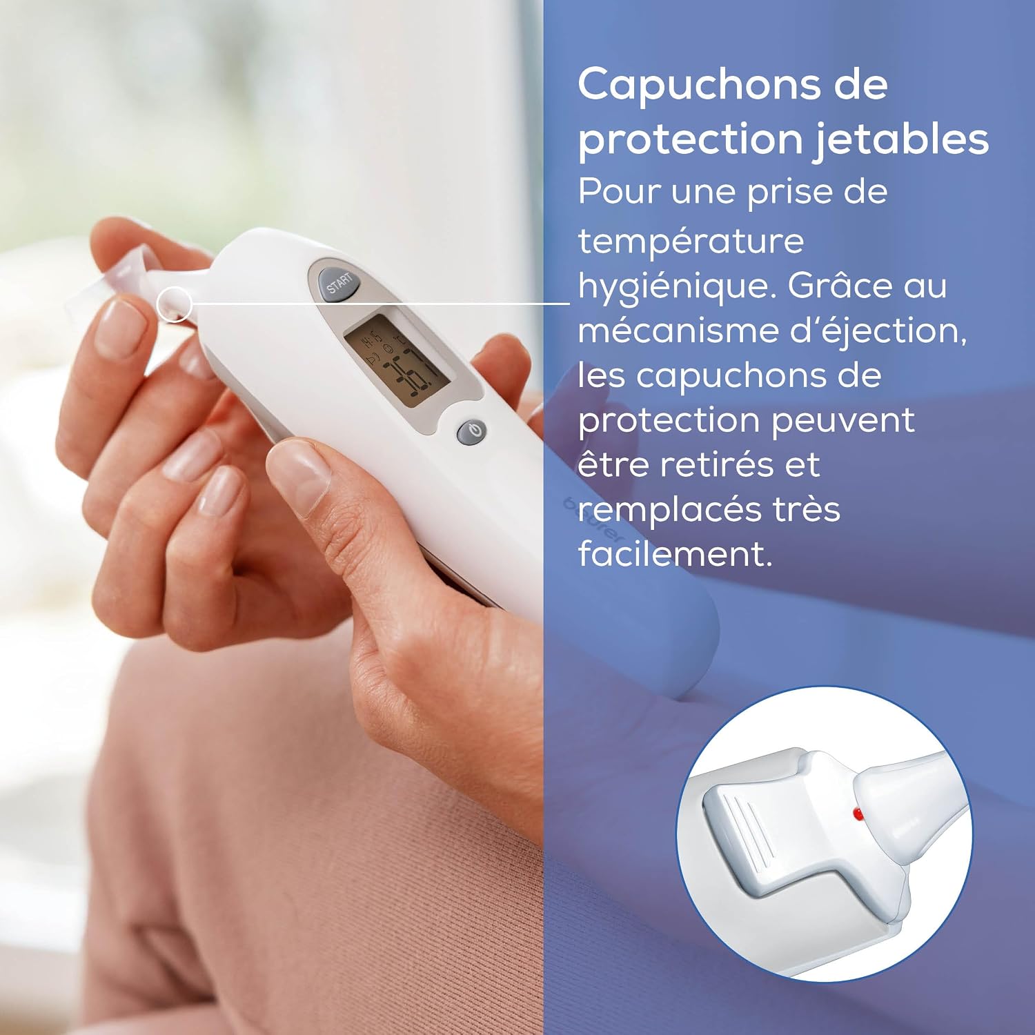 Detalle de Beurer FT 58 thermomètre auriculaire 10 mémoires