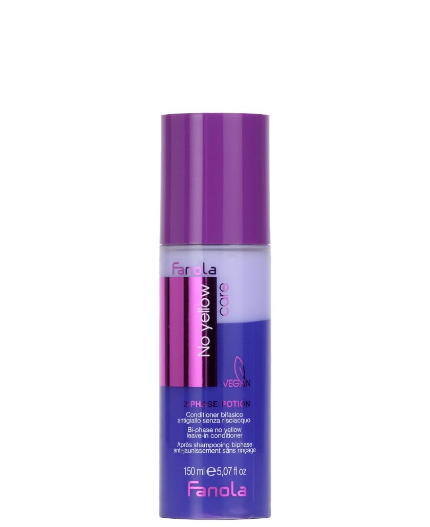 Detalle de Fanola No Yellow Care 2-Phase Potion Bi-Phase Leave-in Conditioner – 150 ml