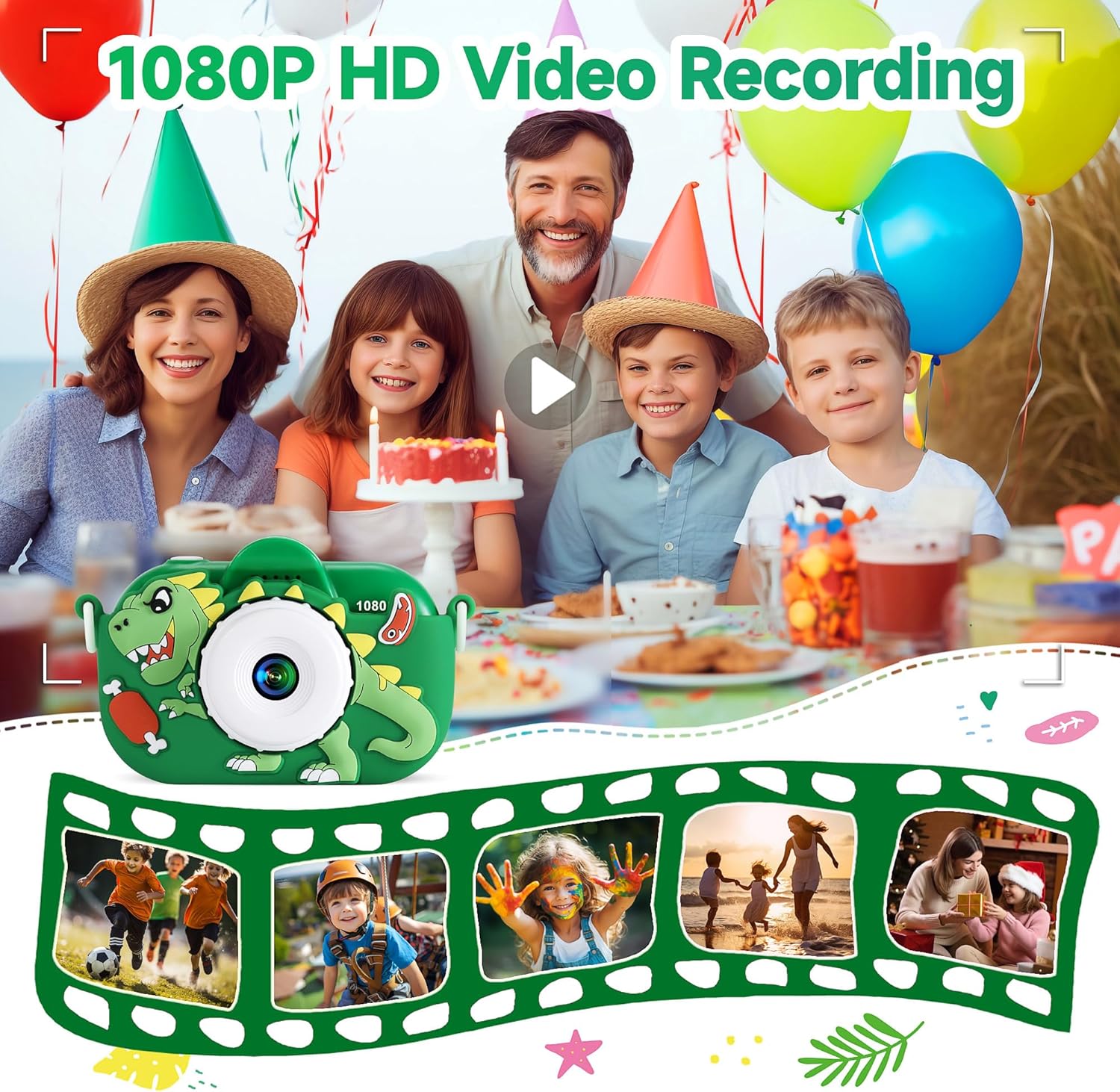 Detalle 2 de Kids Camera 48MP Dual Lens 32GB Kids Camera