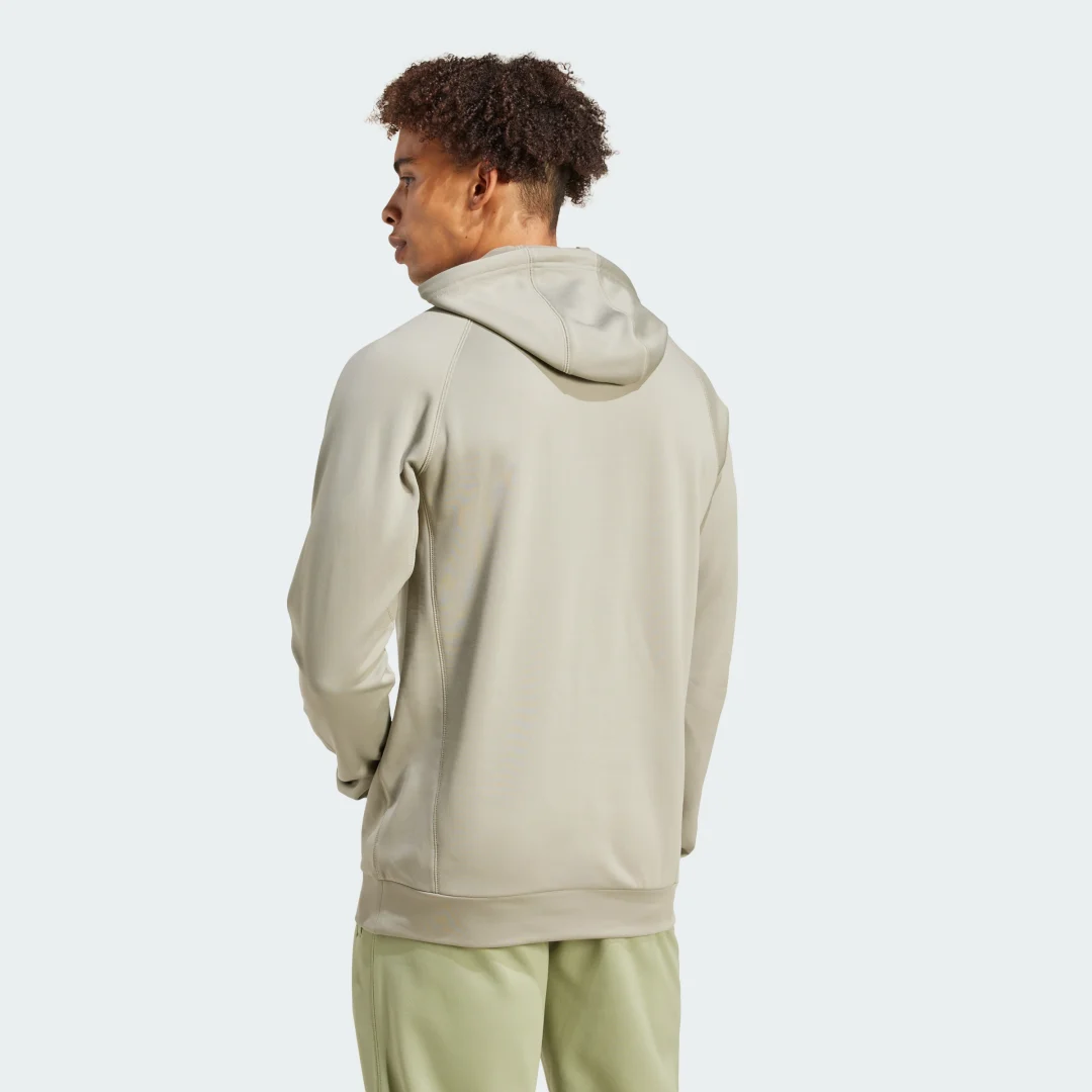 Thumbnail 1 de Sudadera con capucha Game and Go Training Big Logo de Adidas – Verde