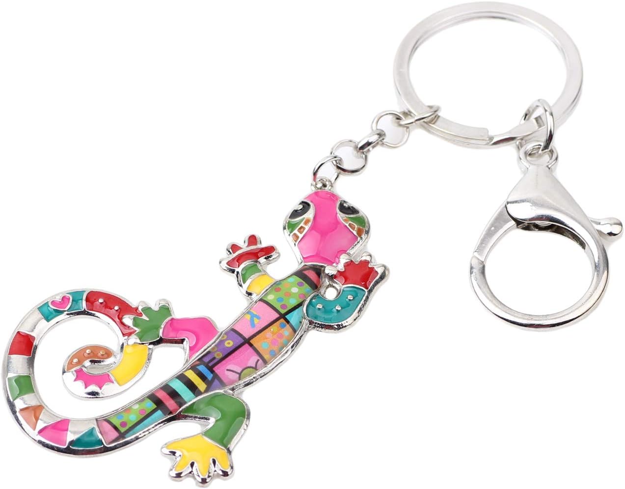 Thumbnail 1 de DOWAY Enamel Cute Lizard Gecko Keychain