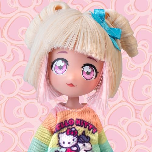 Detalle 2 de Famosa 4SF Hello Kitty Manga Fashion Unicorns, muñeca 19,5 cm