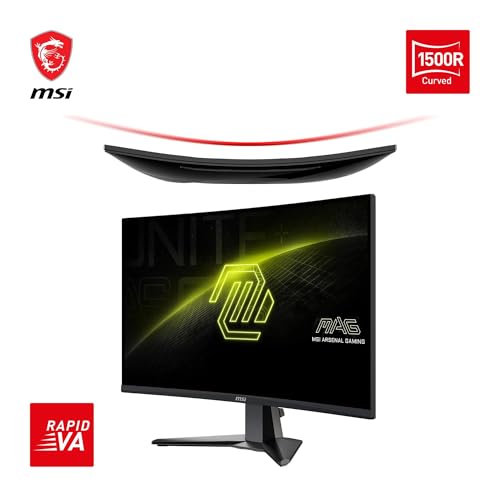 Thumbnail 1 de MSI MAG 27C6X Monitor curvo 27" FHD 250 Hz