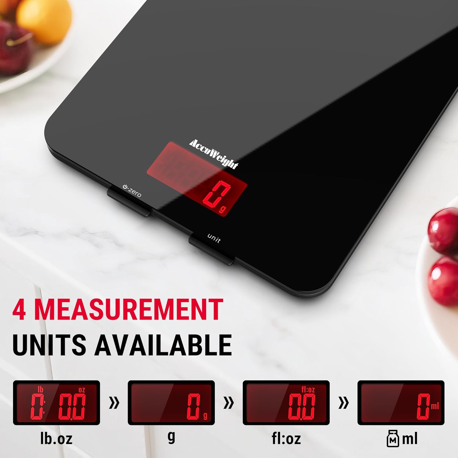 Thumbnail 3 de ACCUWEIGHT 201 digital kitchen scale 5kg
