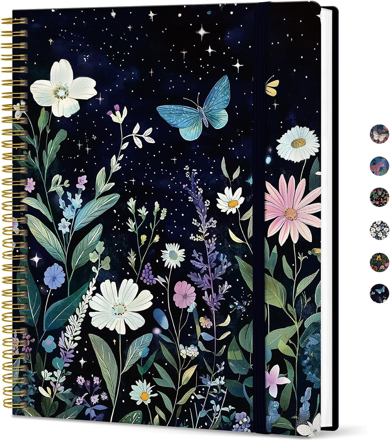 Detalle de Taja Celestial Large Spiral Notebook, 8.5" x 11", College-Ruled, 100 Pages