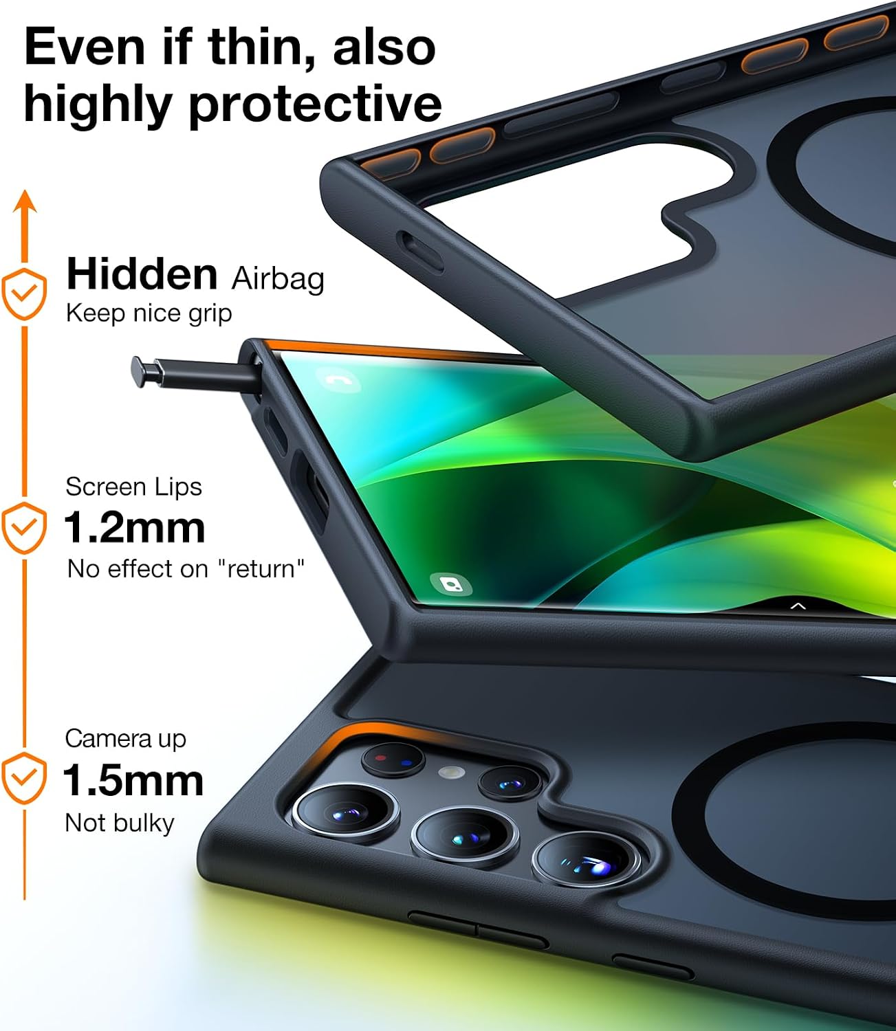 Detalle de TORRAS S24 Ultra Case 12FT shockproof