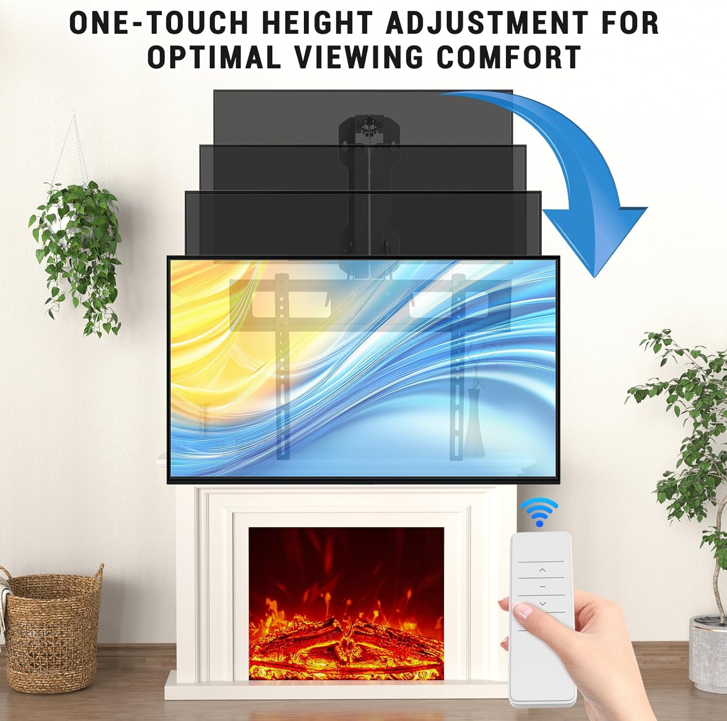 Thumbnail 1 de XINYAO Over Fireplace TV Mount for 32–70" TVs