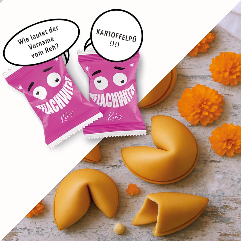 Detalle de Glückskekse Flachwitze 9er Pack grün 🍪