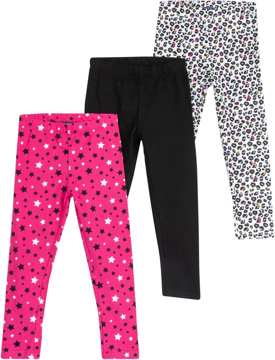Detalle de Chicco Set 3 Leggings Bambina in cotone – morbide ed estive