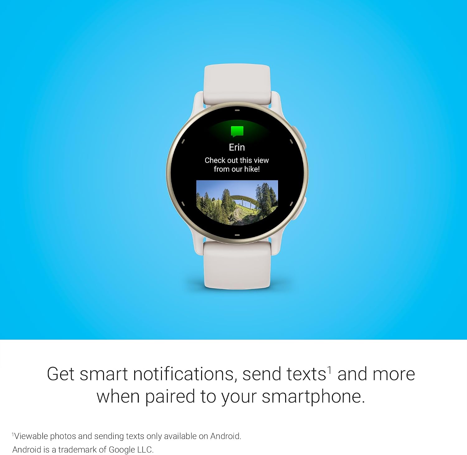 Detalle 2 de Garmin vívoactive 5 42mm Ivory — Health & Fitness GPS Smartwatch