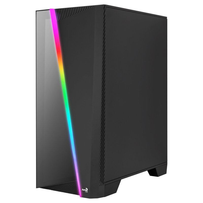 Thumbnail 1 de AeroCool Mirage ARGB Cristal Templado (USB 3.0, semitorre) negra