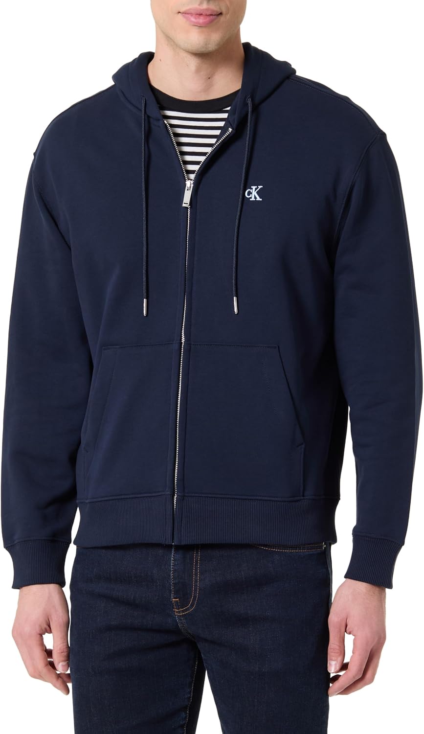Detalle de Calvin Klein Ls EU 350terry Monogram Fz Hoodi LV04rd240g Sweatshirts Homme