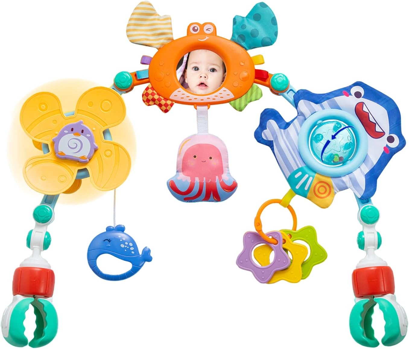 Thumbnail 6 de UTOPLIKEY Baby Activity Arch Toy Bar for Stroller, Bassinets & Car Seat