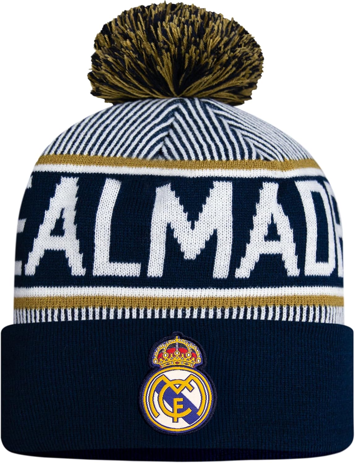 Detalle 2 de Icon Sports Officially Licensed Real Madrid CF Beanie (Unisex Adult)