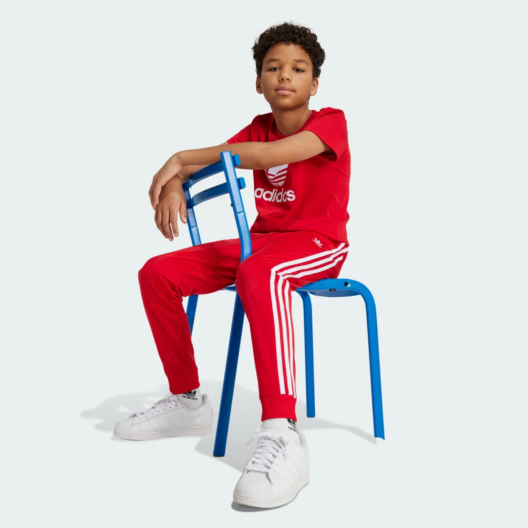 Thumbnail 2 de Pantalón SST Adicolor (Adolescentes) de Adidas – Rojo
