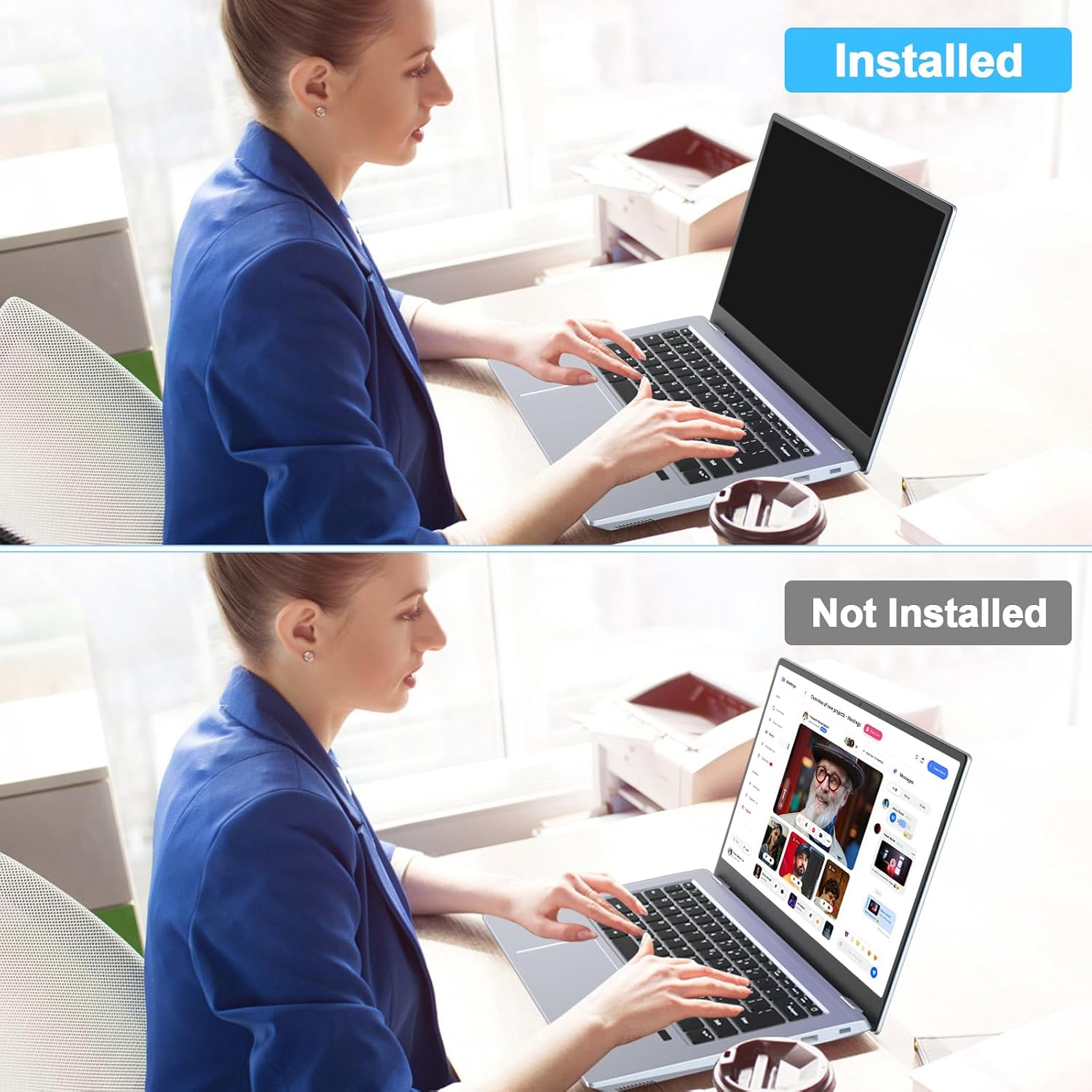 Thumbnail 6 de STARY Laptop Privacy Screen 14‑inch 16:10 for laptops