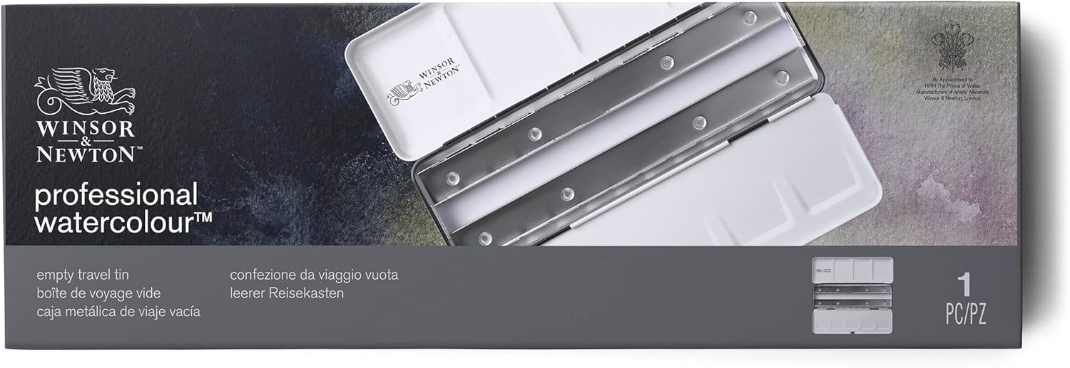 Thumbnail 1 de Scatola vuota Winsor & Newton PWC: per 24 mezzi godet o 12 godet, metallo resistente