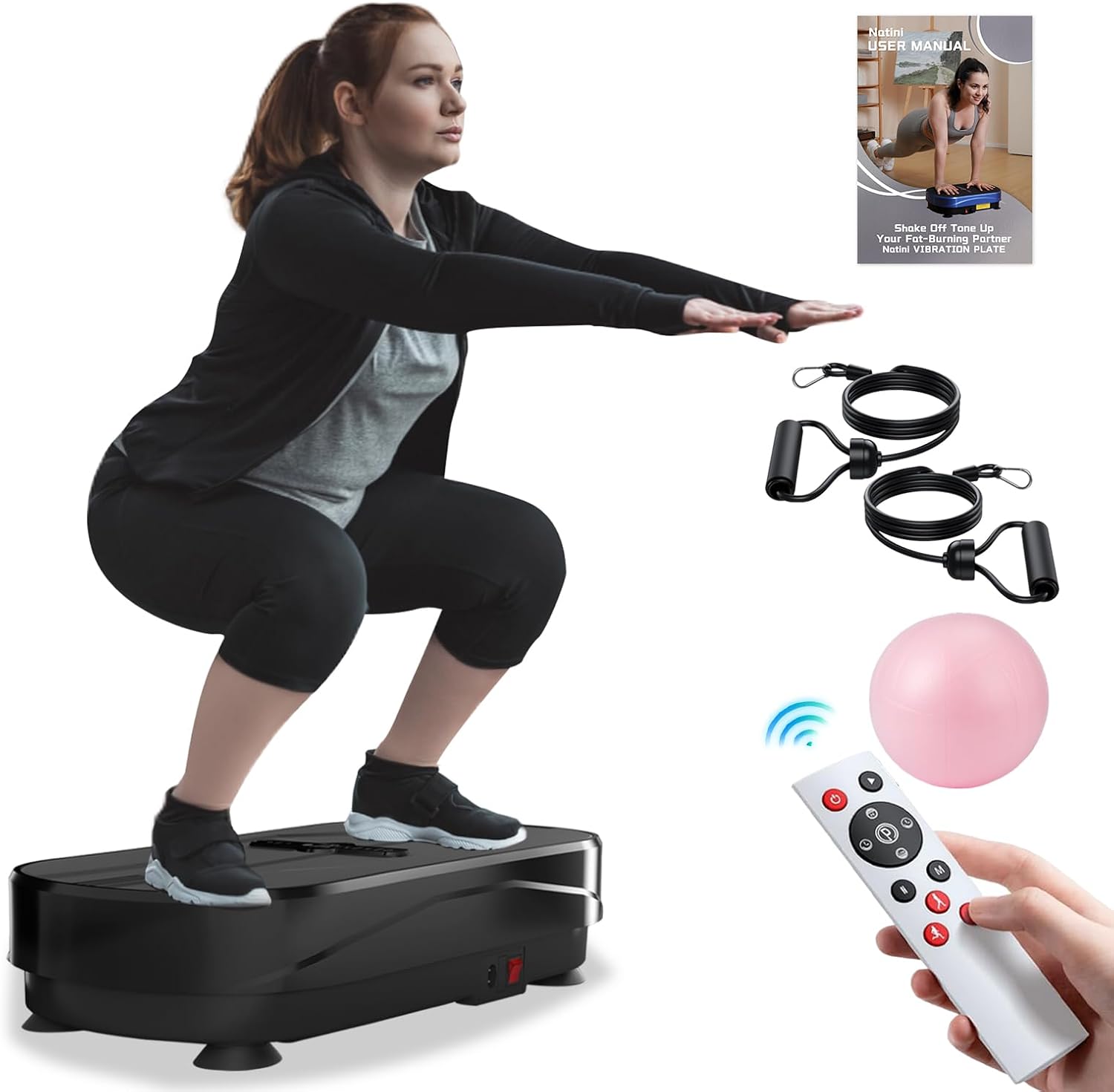 Thumbnail 6 de Natini Vibration Plate Exercise Machine 330 lb