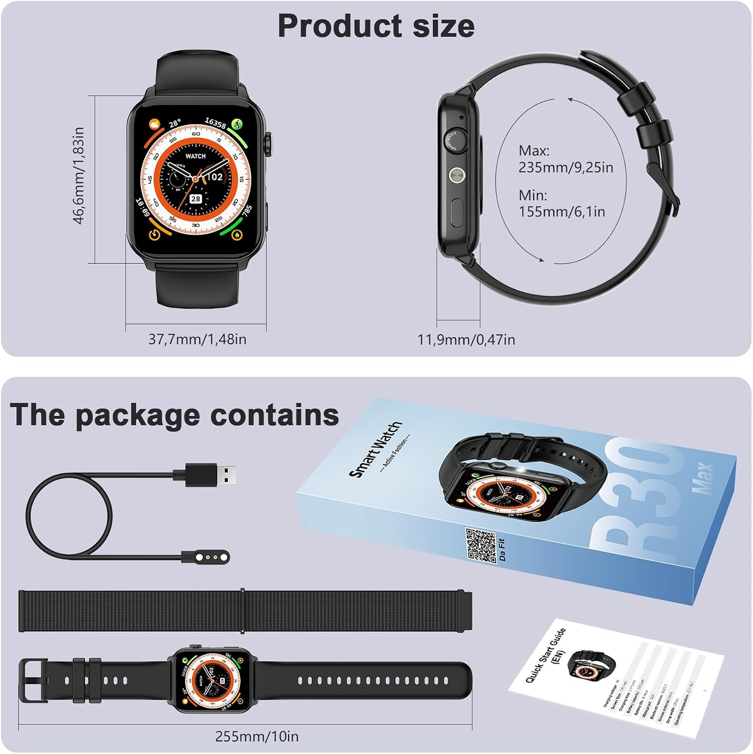 Thumbnail 6 de IOWODO Smart Watch 1.91" HD