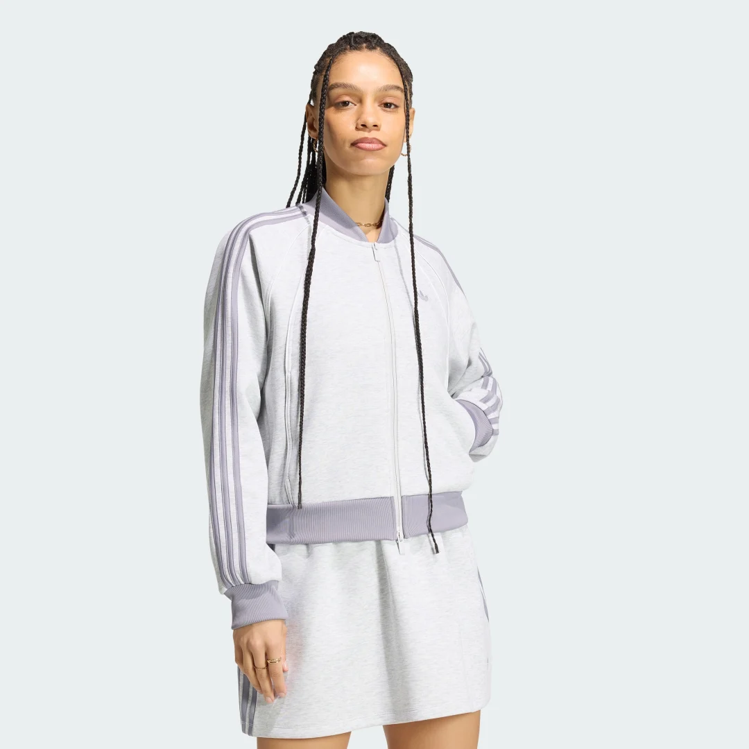 Detalle de CHAQUETA DEPORTIVA Adidas Gris