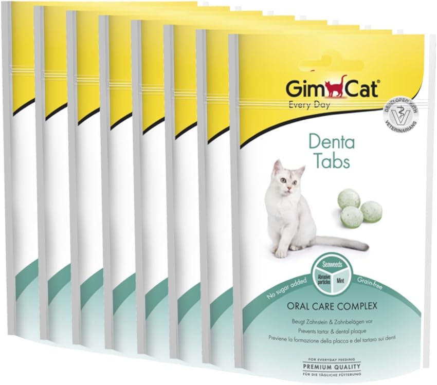 Detalle de GimCat Denta Snack Dental para Gatos 🐱 - Pack de 8