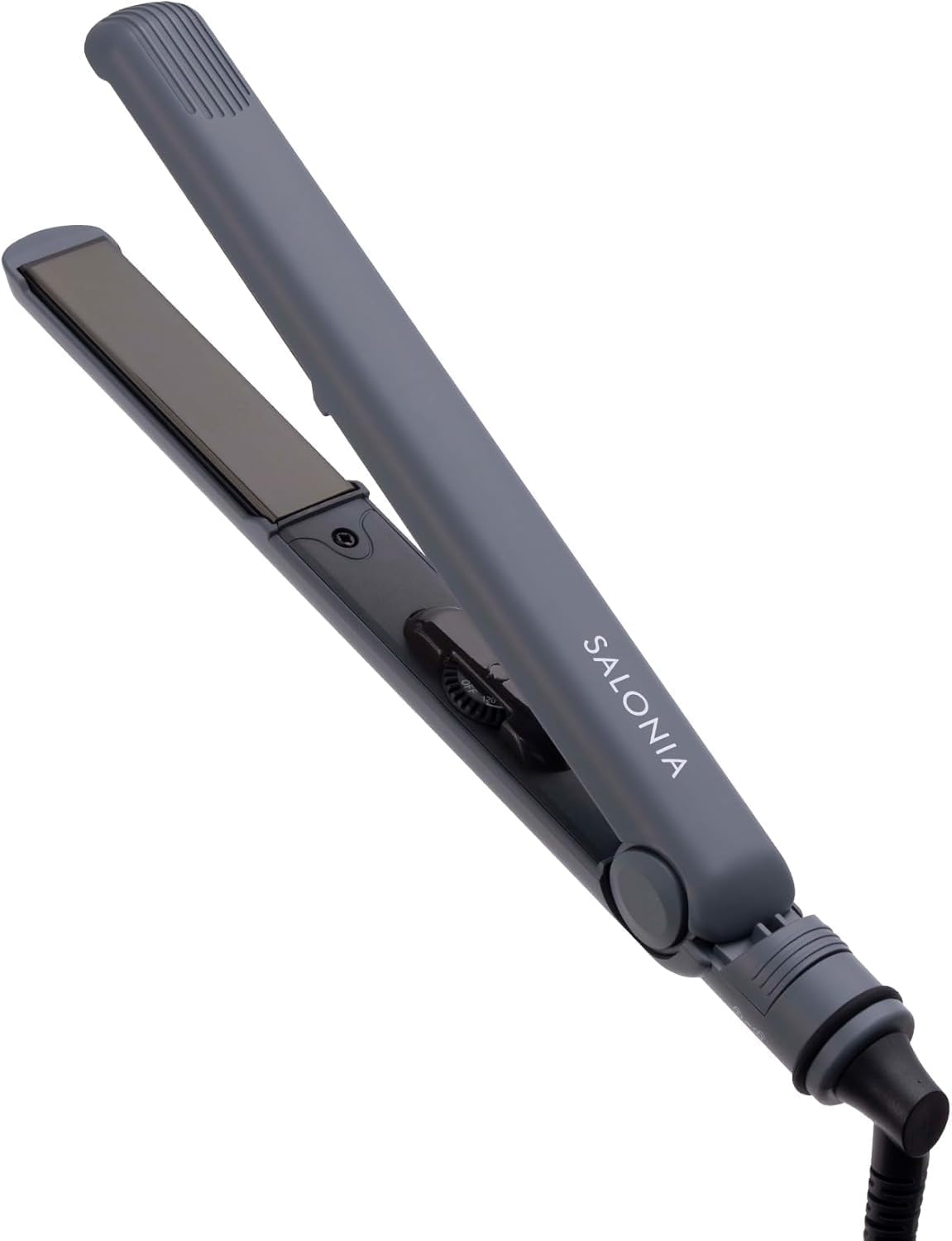 Detalle de SALONIA SL-004SAGR ストレートヘアアイロン 24mm グレー・マイナスイオン搭載