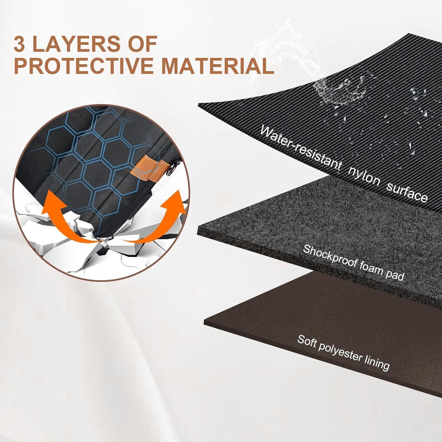 Detalle de Estarer Convertible Laptop Messenger Bag 17-17.3 Inch: A Versatile Work Companion