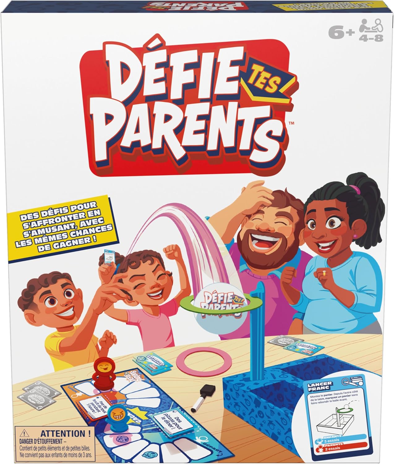 Detalle de Spin Master Games Défie Tes Parents 2025, jeu de société parents vs enfants (6 ans et +)