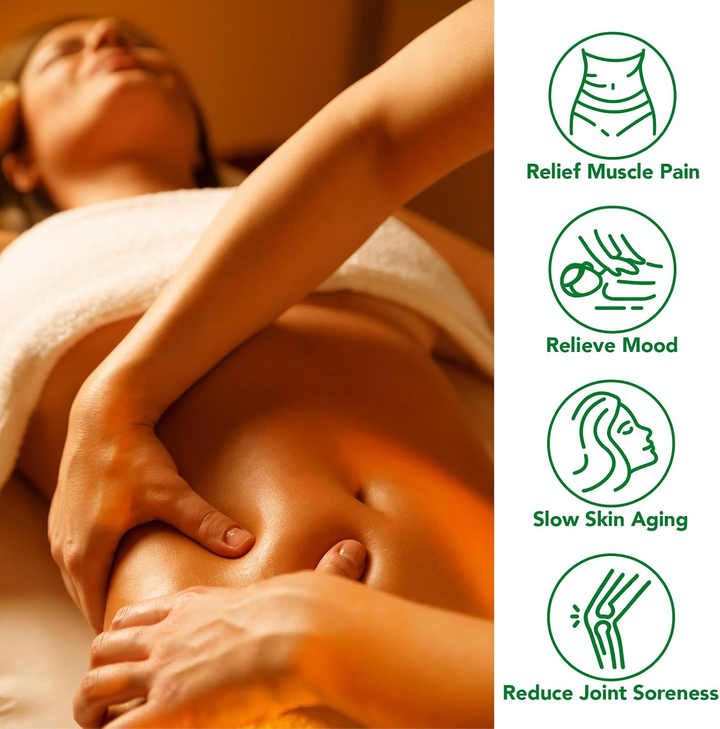 Detalle 2 de Massage Oil 250ml Soothing Blend for Sore Muscles