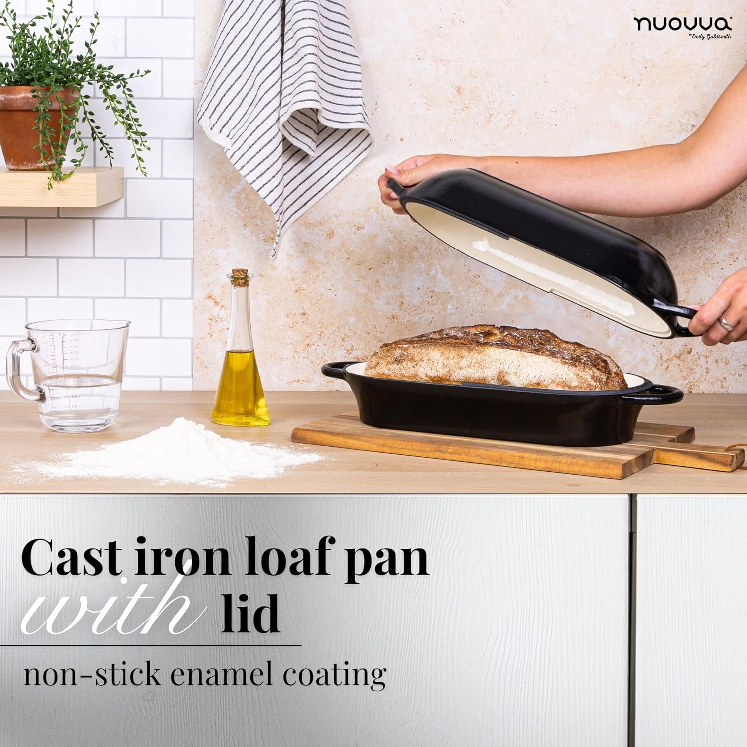 Thumbnail 4 de Nuovva Enamelled Cast Iron Bread Loaf Pot: A Practical Dutch Oven for Sourdough and Beyond