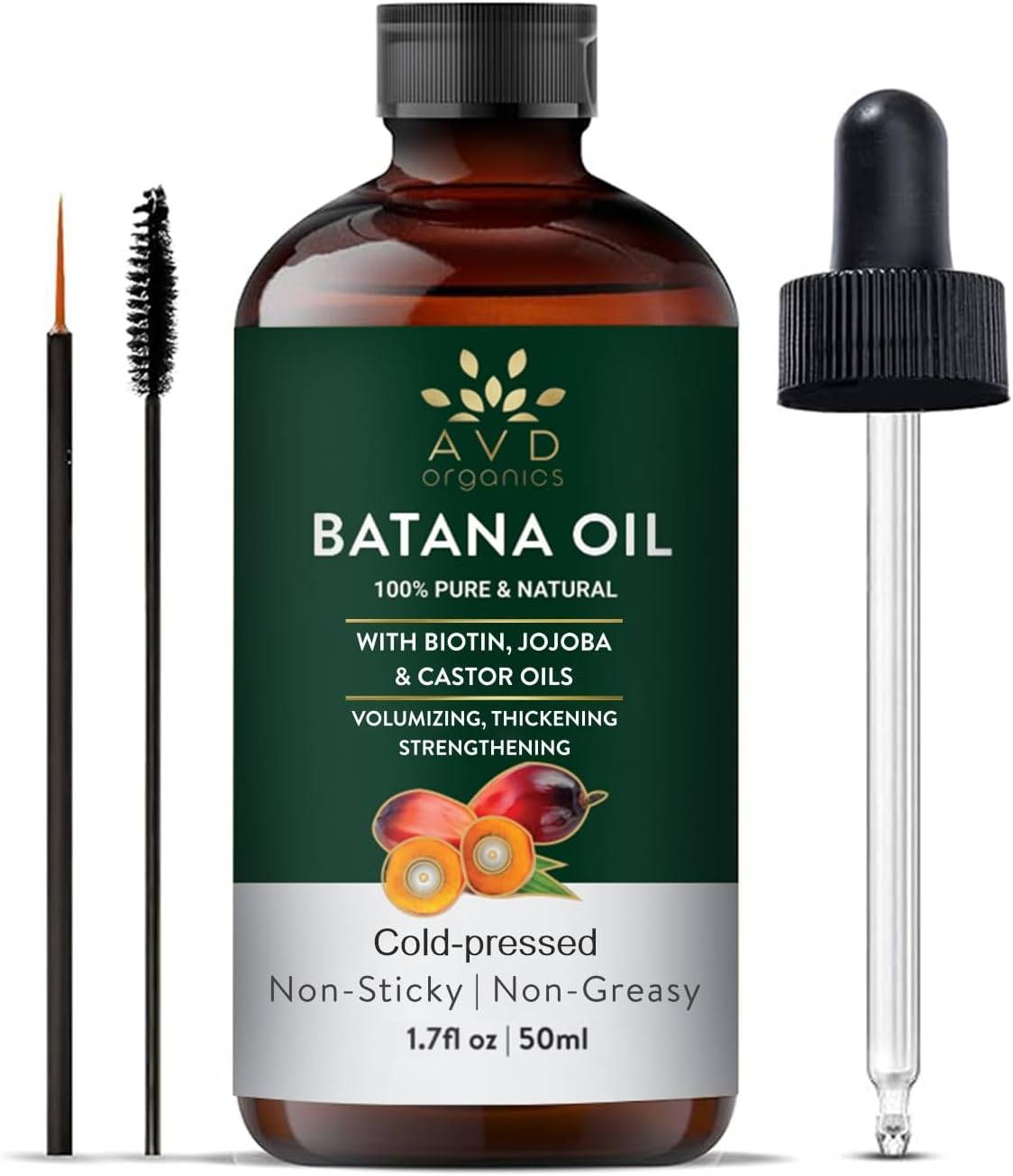 Detalle de AVD Organics Batana Oil 1.7 fl oz for hair growth 💇