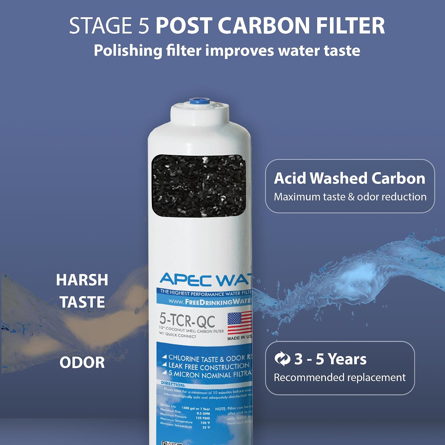 Thumbnail 5 de APEC FILTER-MAX90 US Made 90 GPD Complete Replacement Filter Set for Ultimate Series Reverse Osmosis