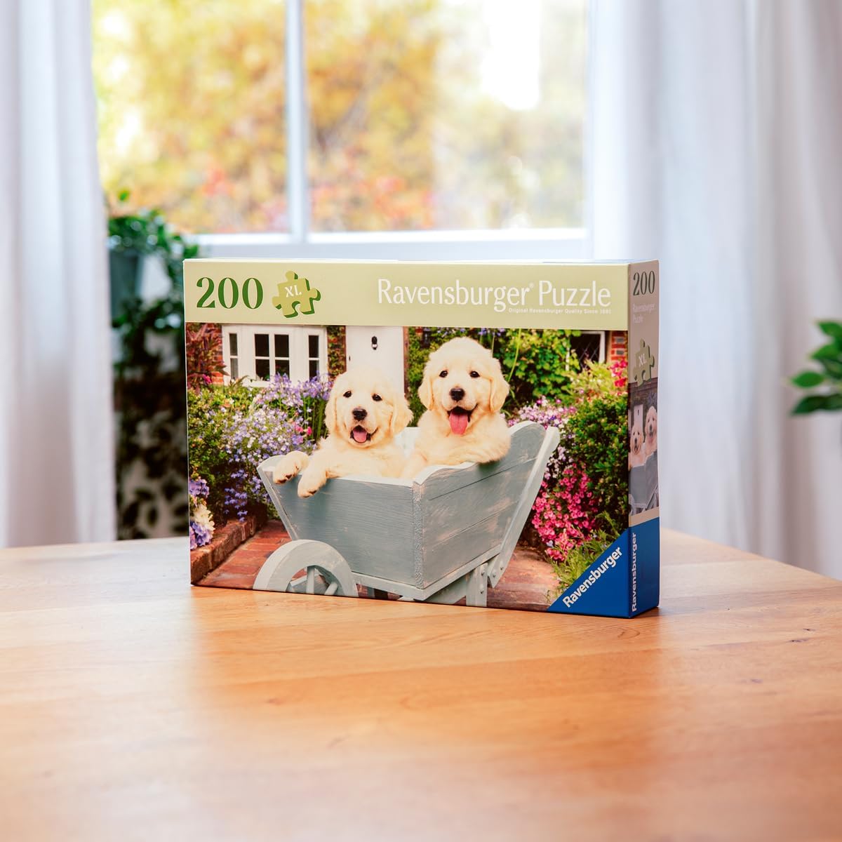 Detalle 2 de Ravensburger Puzzle Adulte 200 pièces Golden – Bien-être, pièces épaisses et support inclus