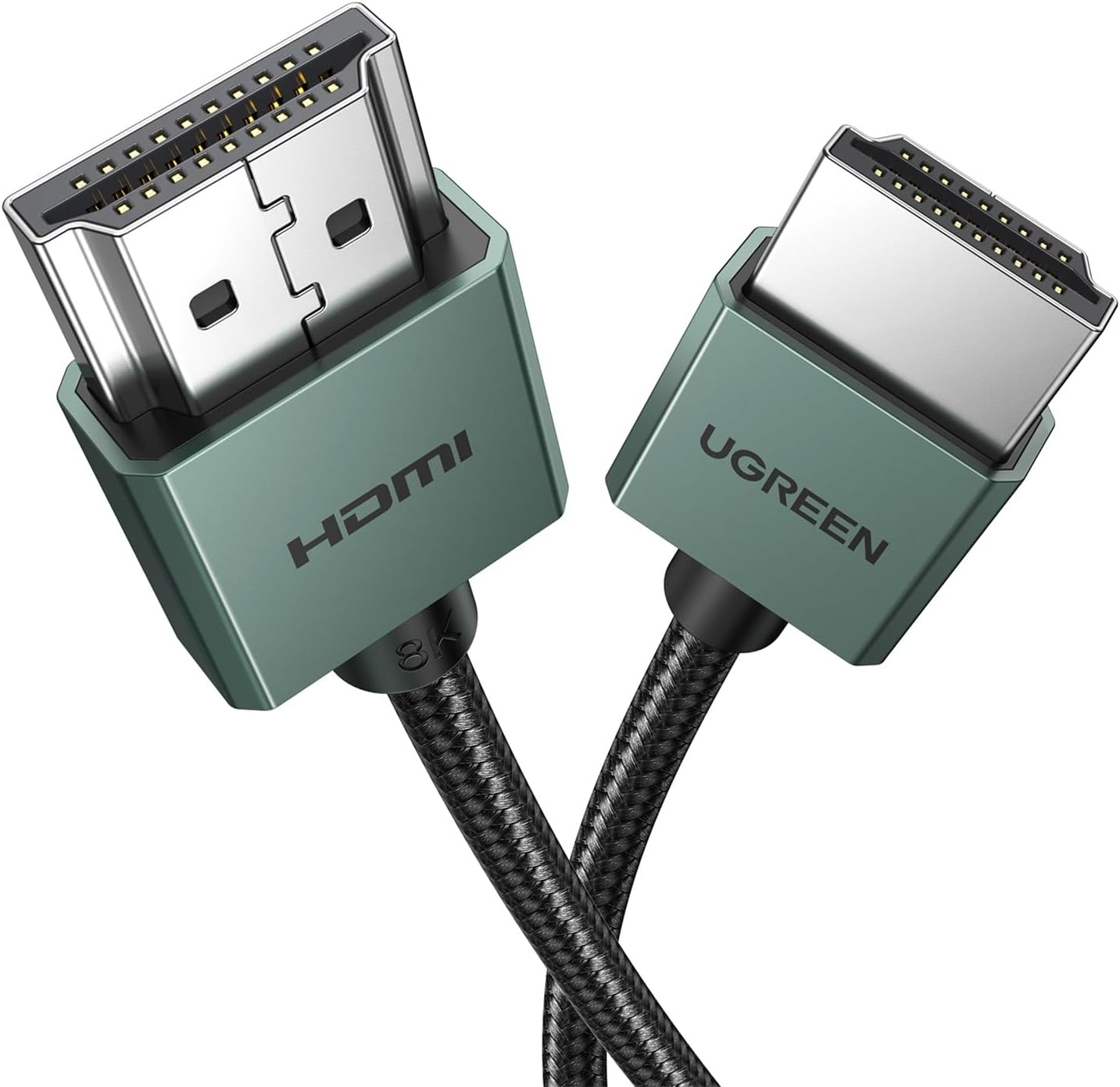 Detalle de UGREEN HDMI 2.1ケーブル 5m|48Gbps・8K@60Hz/4K@120Hz対応、直径約6.2mm