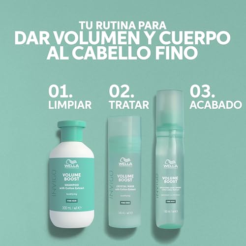 Detalle 2 de Wella Professionals INVIGO VOLUME BOOST Shampoing avec Volume Boost pour cheveux normaux à fins ⚡