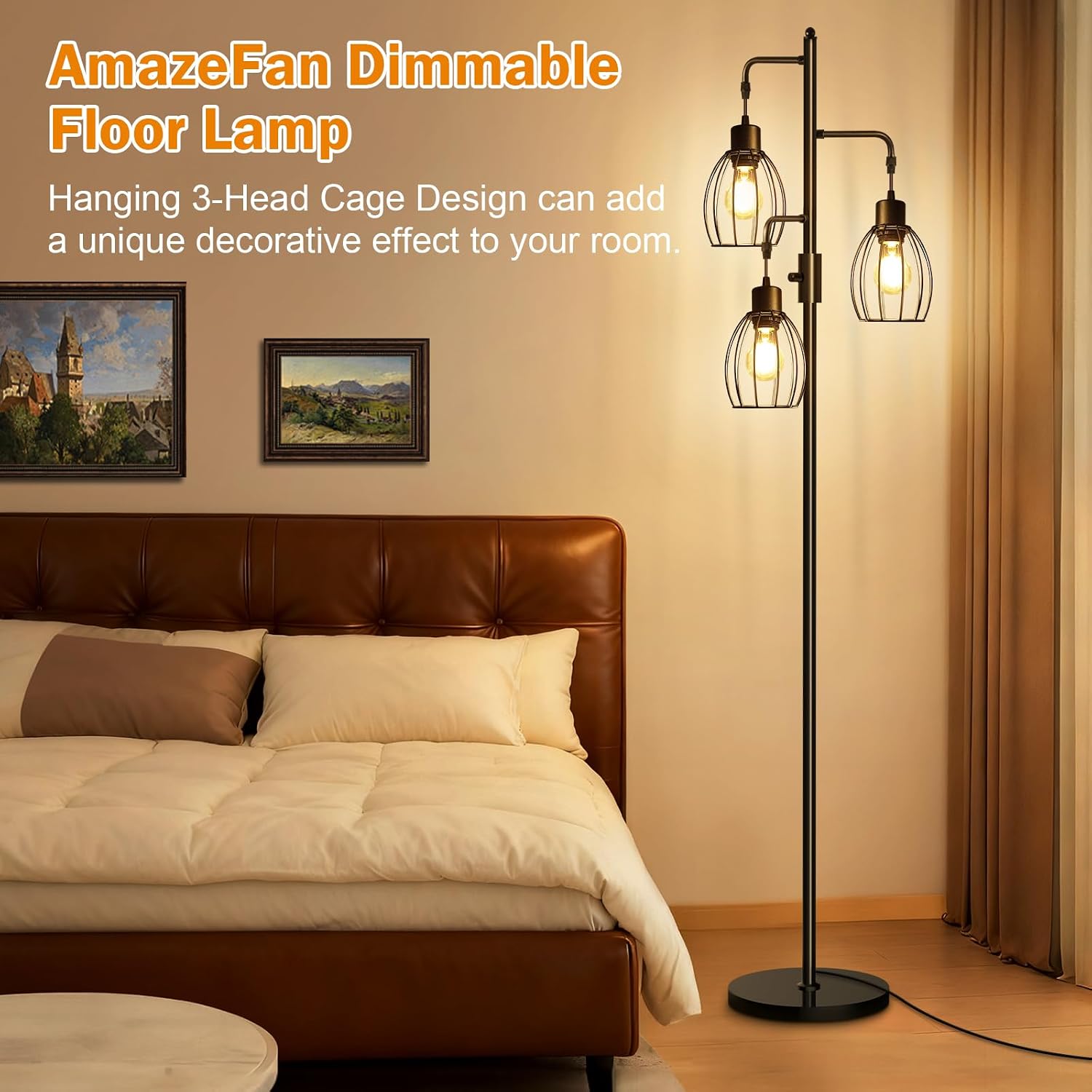 Thumbnail 5 de AmazeFan 68" Dimmable Floor Lamp 2400LM