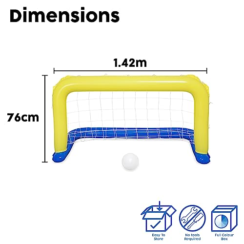 Thumbnail 5 de Bestway 56" x 30" Water Polo Pool Game Set – juego de polo acuático para piscina