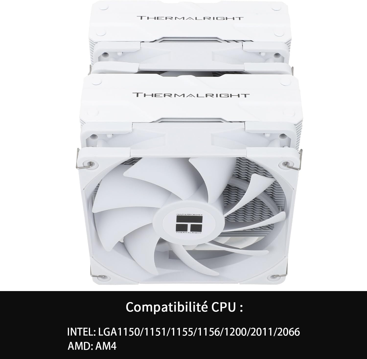 Detalle de Thermalright Peerless Assassin 120 White: Kompakter Hochleistungskühler mit AGHP-Technologie