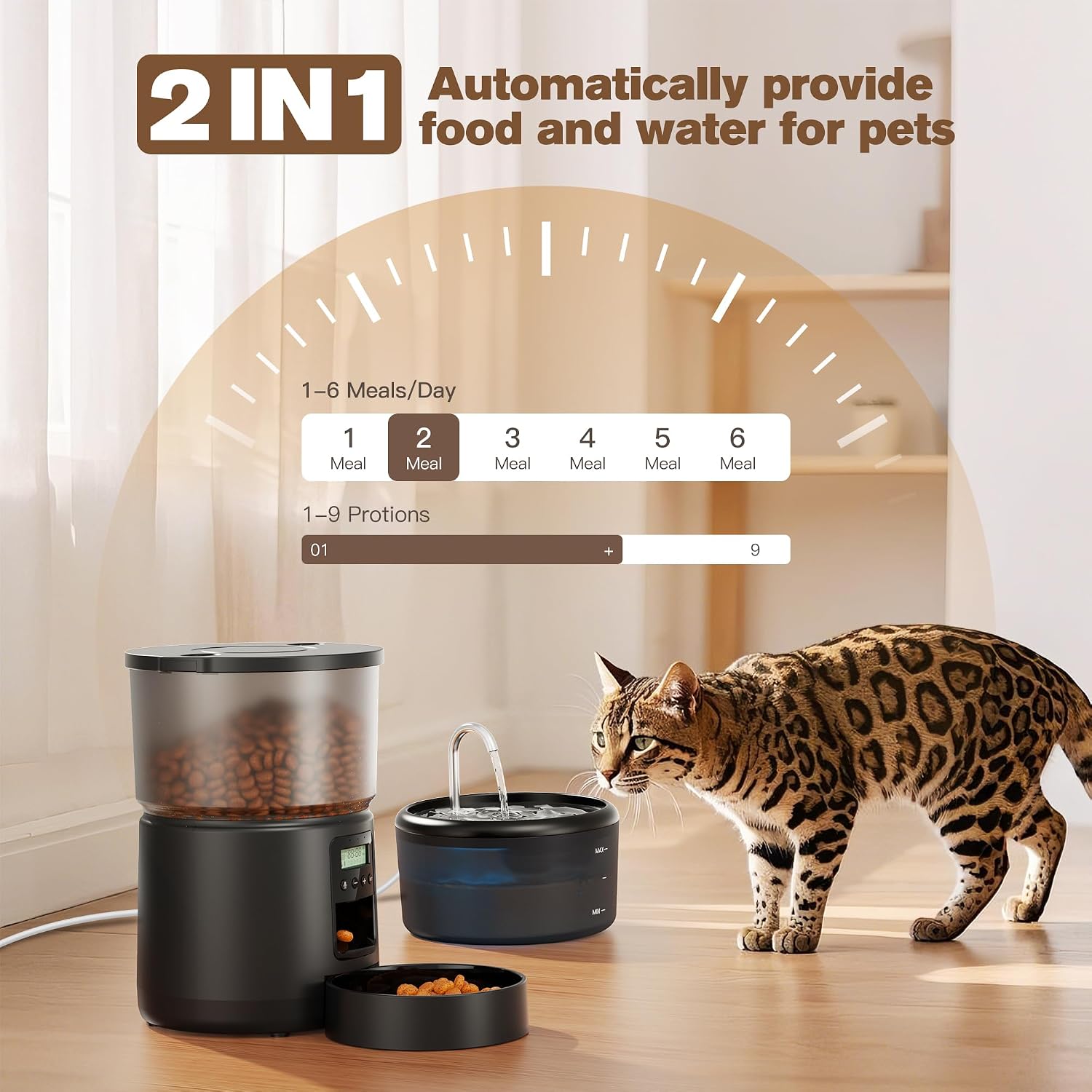 Thumbnail 1 de Distributore automatico cibo gatti 3L 🐱