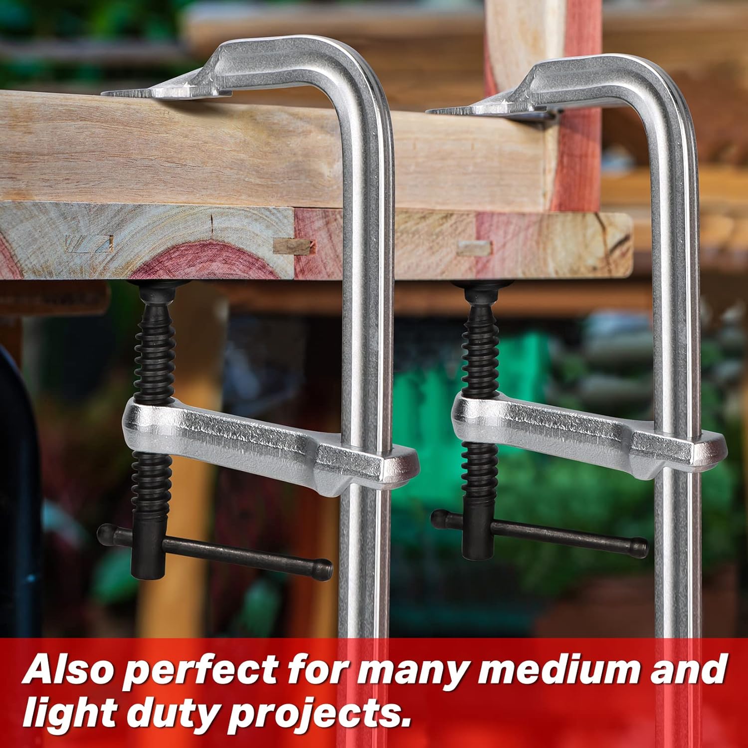 Thumbnail 6 de SHALL 12-Inch Bar Clamp set 450 lbs load limit ðŸ›