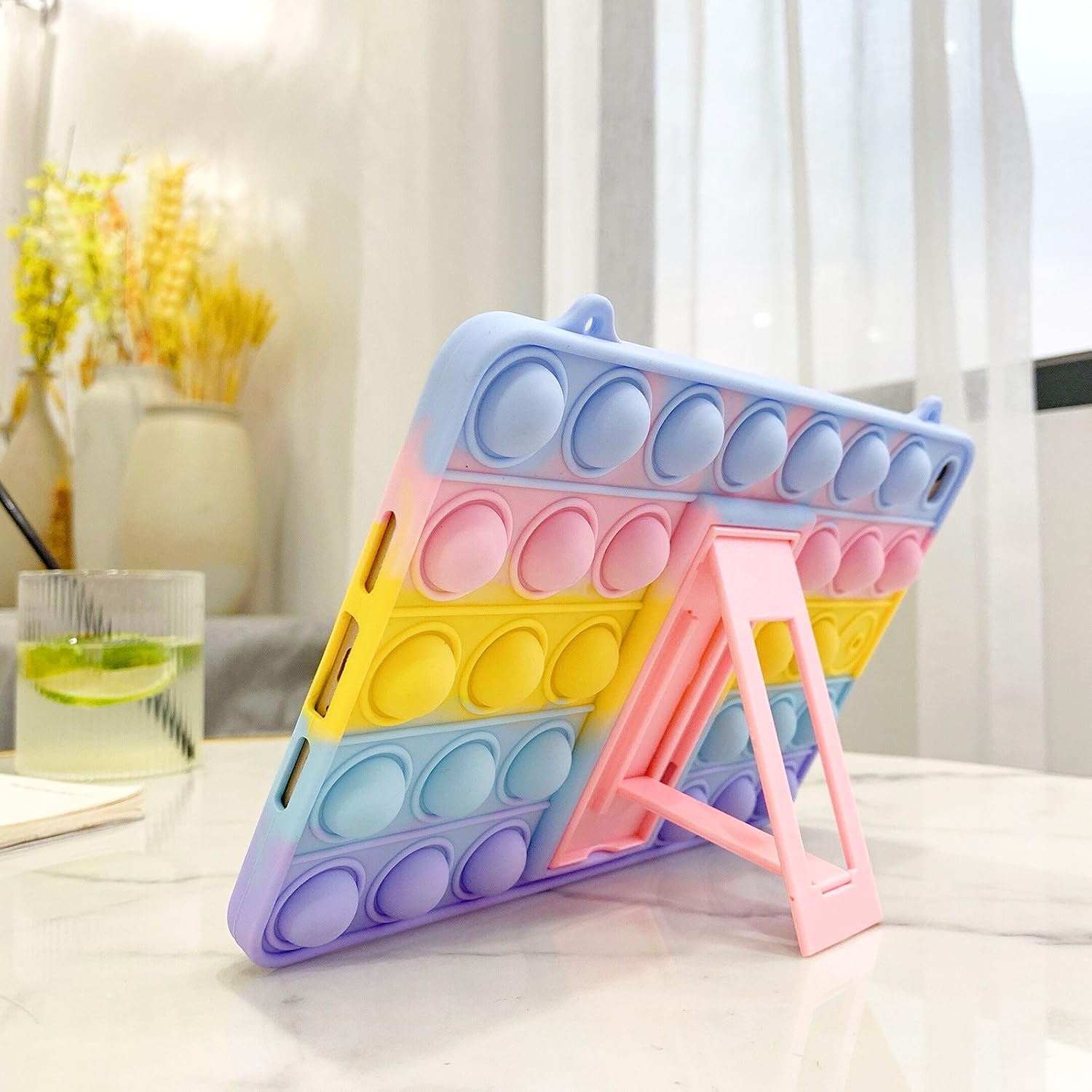 Thumbnail 3 de XZC Hülle für Samsung Galaxy Tab A8 10,5 (2021/2022) SM-X200/SM-X205/SM-X207 – Silikon-Tabletcover mit Ständer und Schultergurt