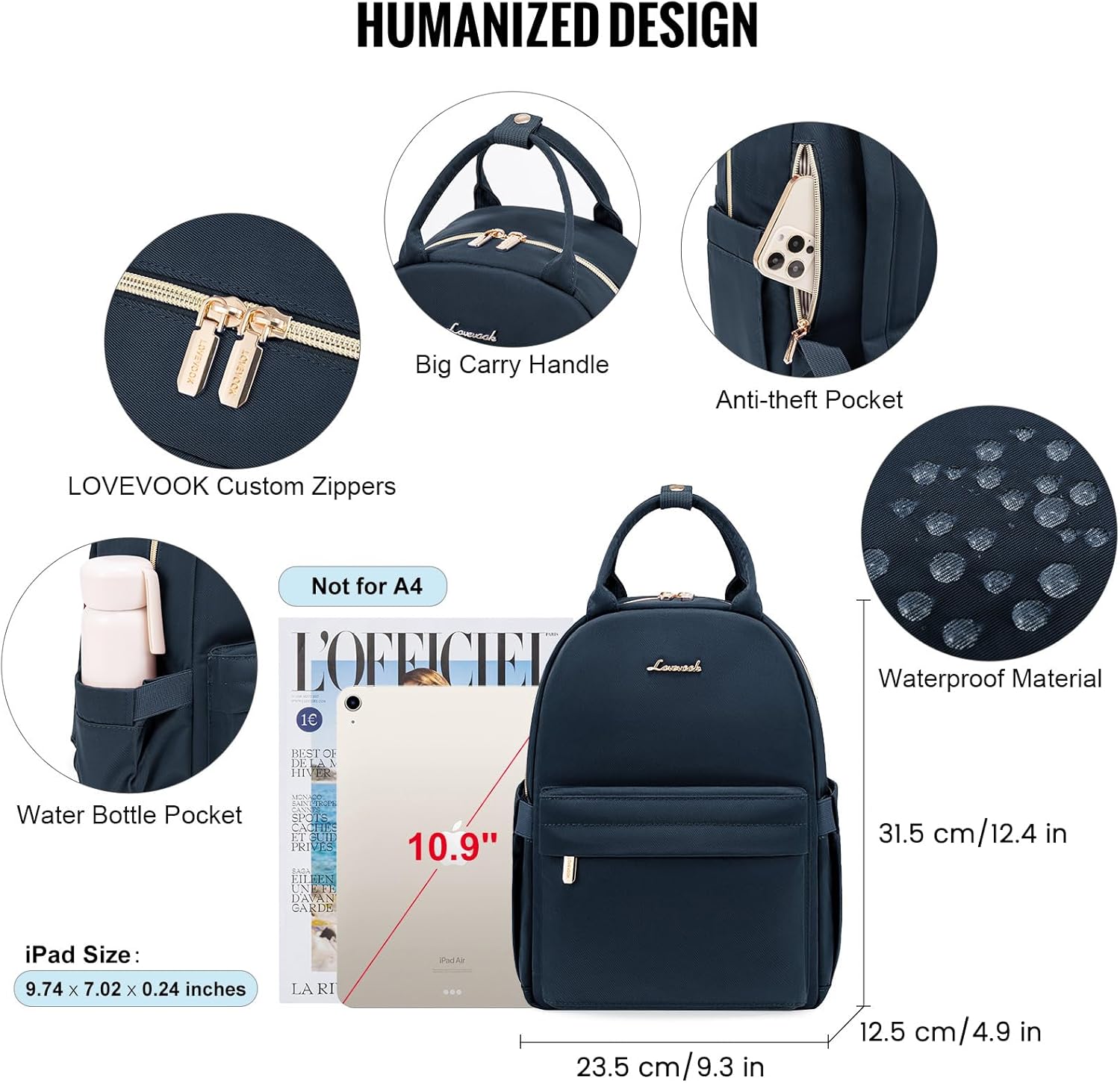 Thumbnail 3 de LOVEVOOK Small Fashion Backpack